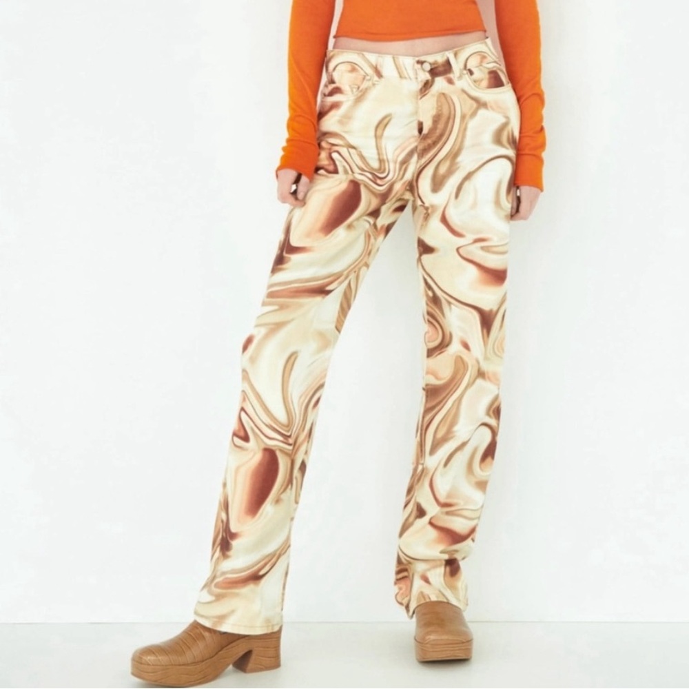 SOLADO Marble Swirl Jeans - Picture 2 of 16